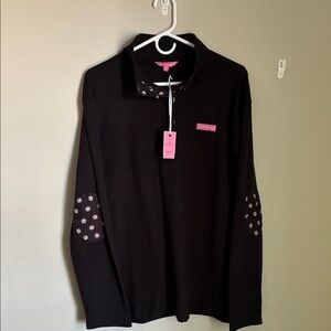 Black Top with Pink Tag